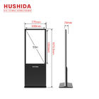 HUSHIDA 55inch Commercial Floor-Standing Digital Signage, 1080p Full HD Display LCD Advertising Digital Marketing Kiosk