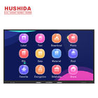 HUSHIDA 65 inch capacitive touch screen 4mm tempered glass interactive whiteboard for intelligent class