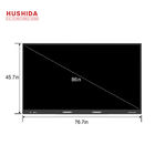 86" 4K Touch Screen Interactive Whiteboard 20 Points Smartboard For Teaching