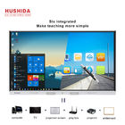 55 Inch 4K Touch Screen Interactive Whiteboard 400cd/㎡ Brightness 120g Ssd Storage