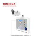 HUSHIDA 10.1 inch Face recognition human body non contact temperature device