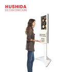 AC 6V Lcd Digital Signage 1000ml Automatic Hand Sanitizer Dispenser