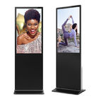 Ultra Thin Smart 8ms Floor Standing LCD Advertising Display 55 Inch