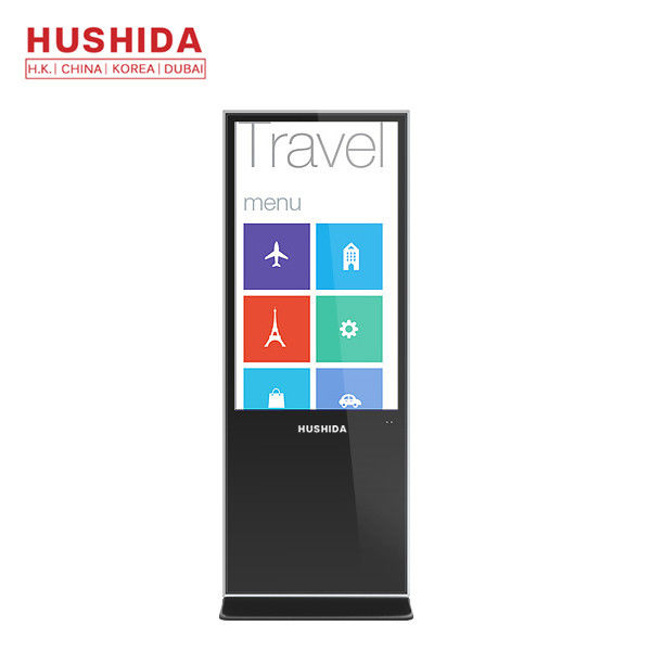 43'' IPS LCD 1080p Floor Standing Kiosk with 10 Point Infrared Touch
