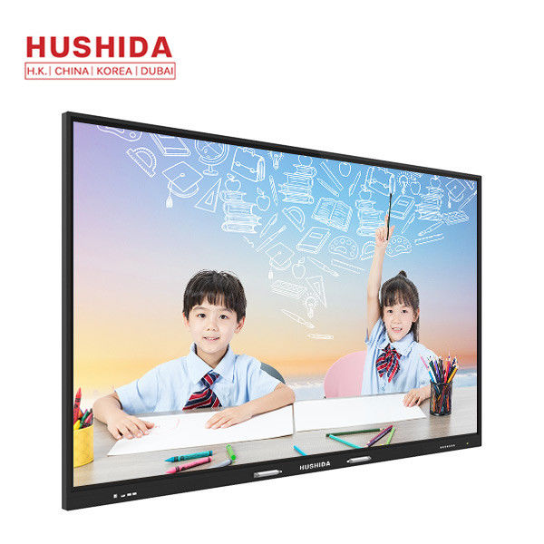 UHD 4K Interactive Whiteboard 65 Inch 400 Nits Brightness For Education
