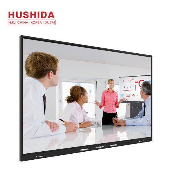 75" HUSHIDA high quality low prize 4K screen PCAP multitouch Interactive Whiteboard for School and Office