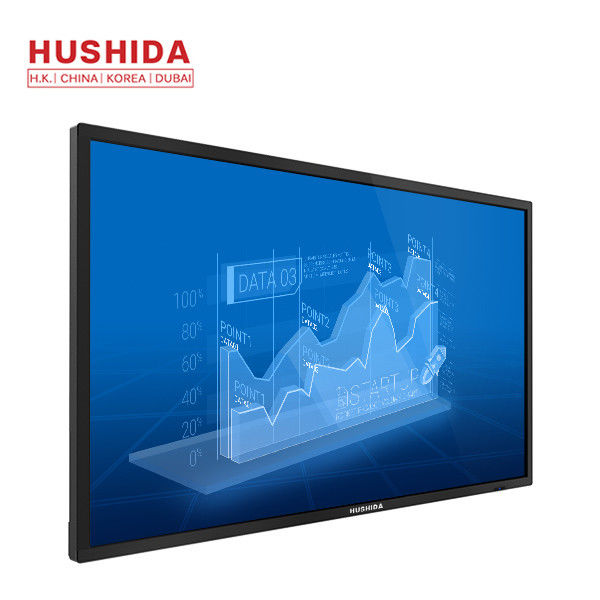 HUSHIDA 55 inch capacitive touch screen monitor interactive whiteboard computer with school teaching application