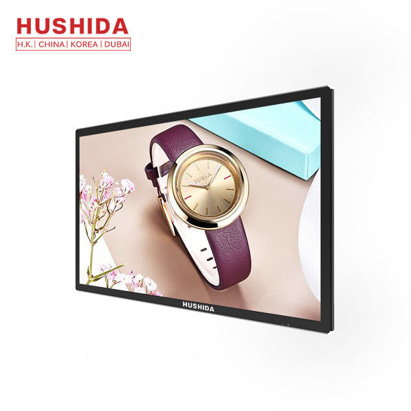 43'' Wall Mounted Advertising Display  Timing Swithch Player Network Solution Hushida