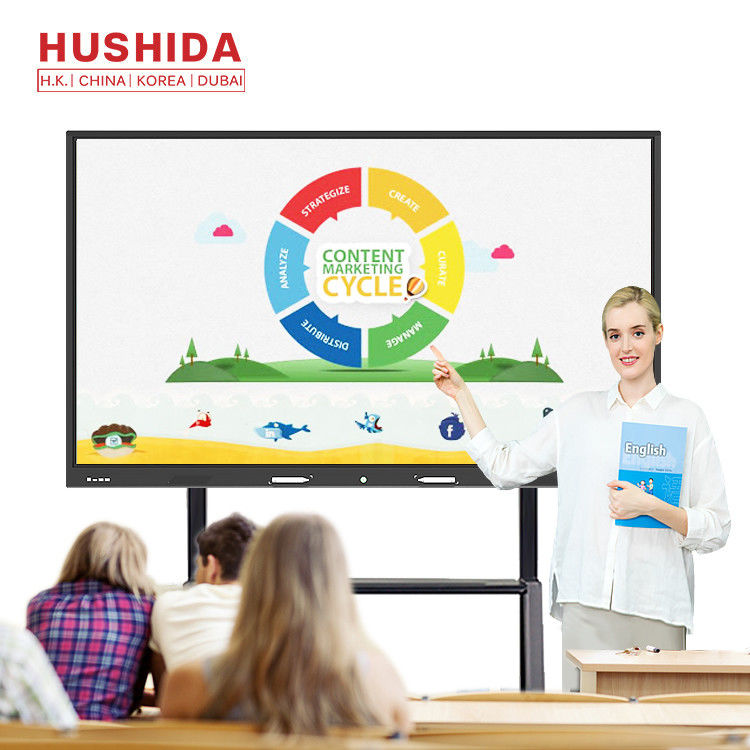 86 Inch 4K UHD Touch Screen Interactive Whiteboard IR Education Smart Board